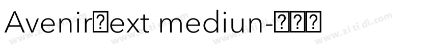 AvenirNext mediun字体转换